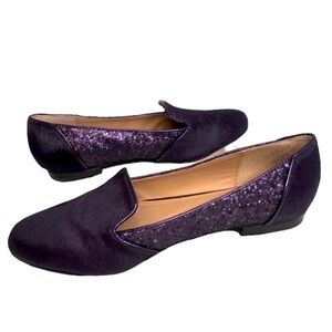 IMAN Sparkling Purple Loafers